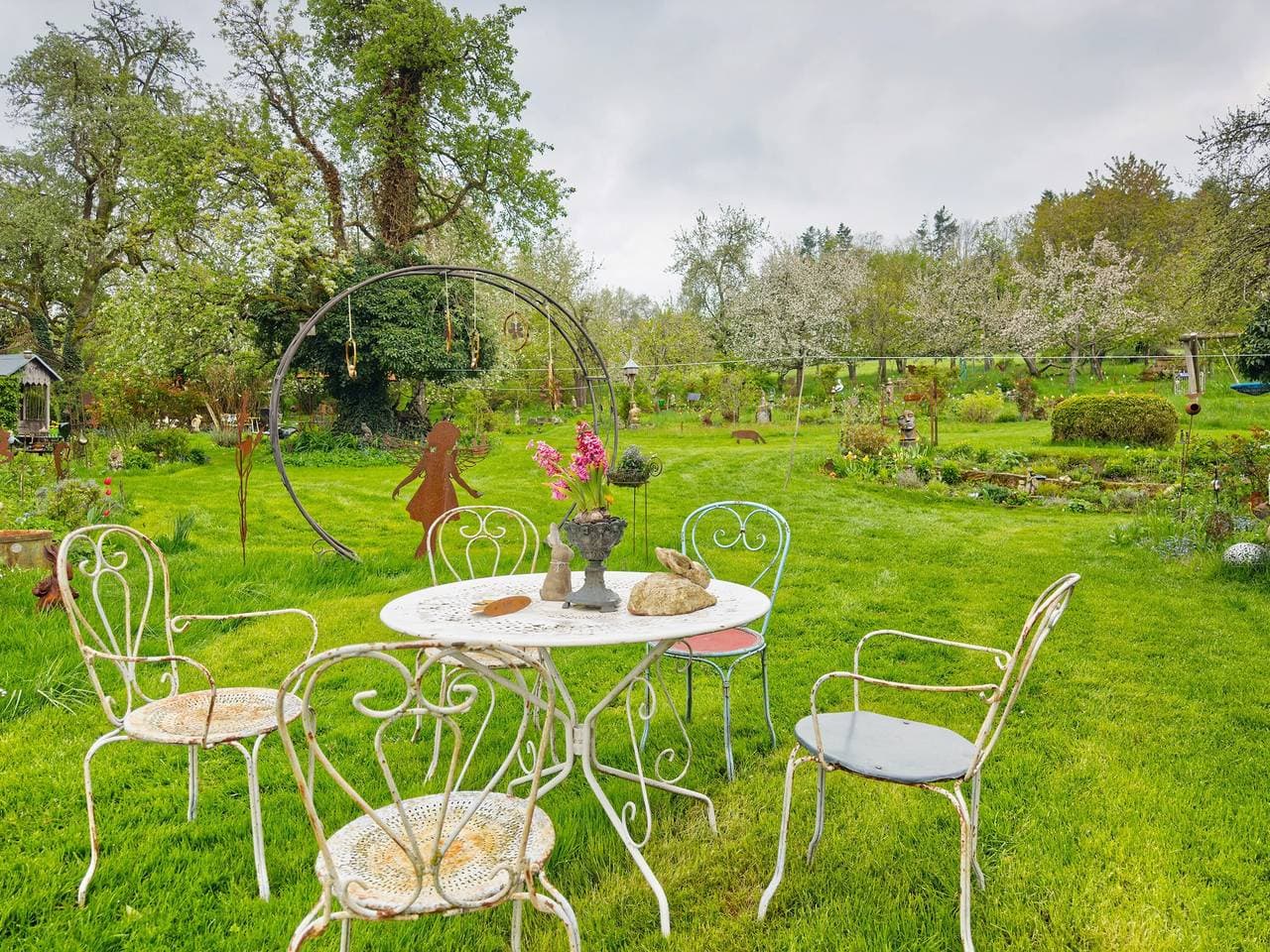 Foto 6 von 39: Ferienwohnung 'Schneckenhaus' mit Gemeinschaftsgarten, Balkon und WLAN