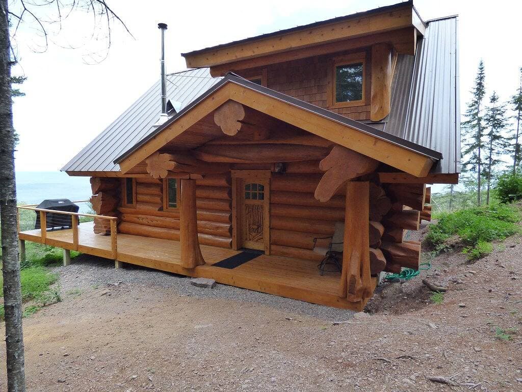 Foto 5 von 49: Tettegouche Cedar Log Cabin Unglaubliche Aussicht auf den Oberen See