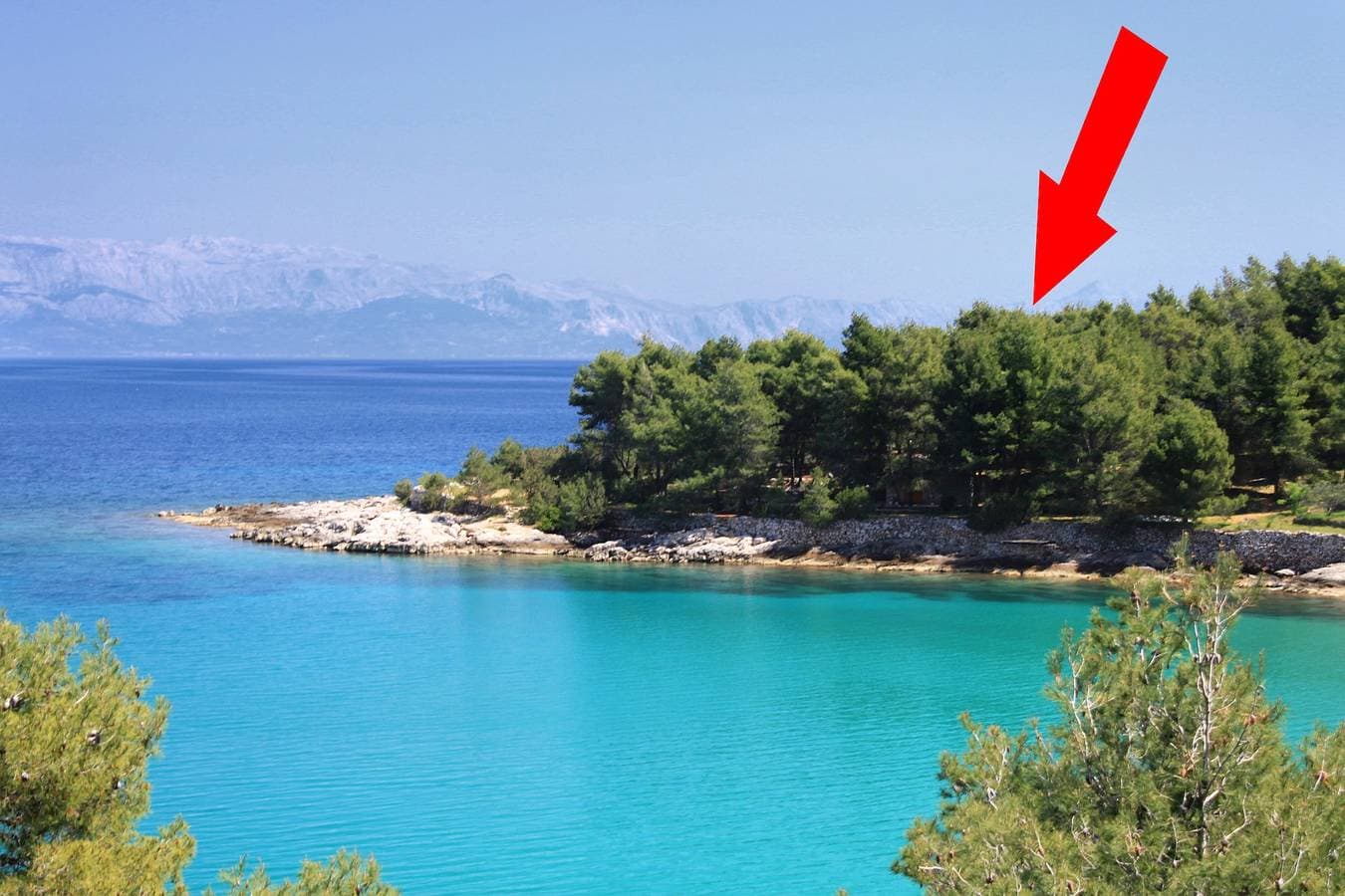 Foto 2 von 30: 1-Zimmer-Haus am Strand Bucht Grebisce, Hvar