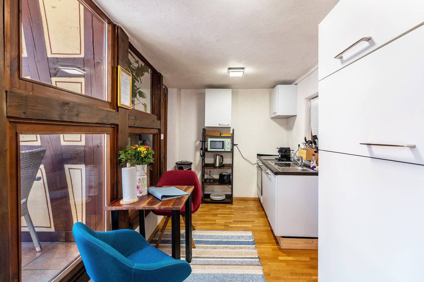 Foto 12 von 39: Merlot Ferienwohnung Standart 40m² mit Balkon für 2 Personen, Früstück optional,3D Rundgang Webseite