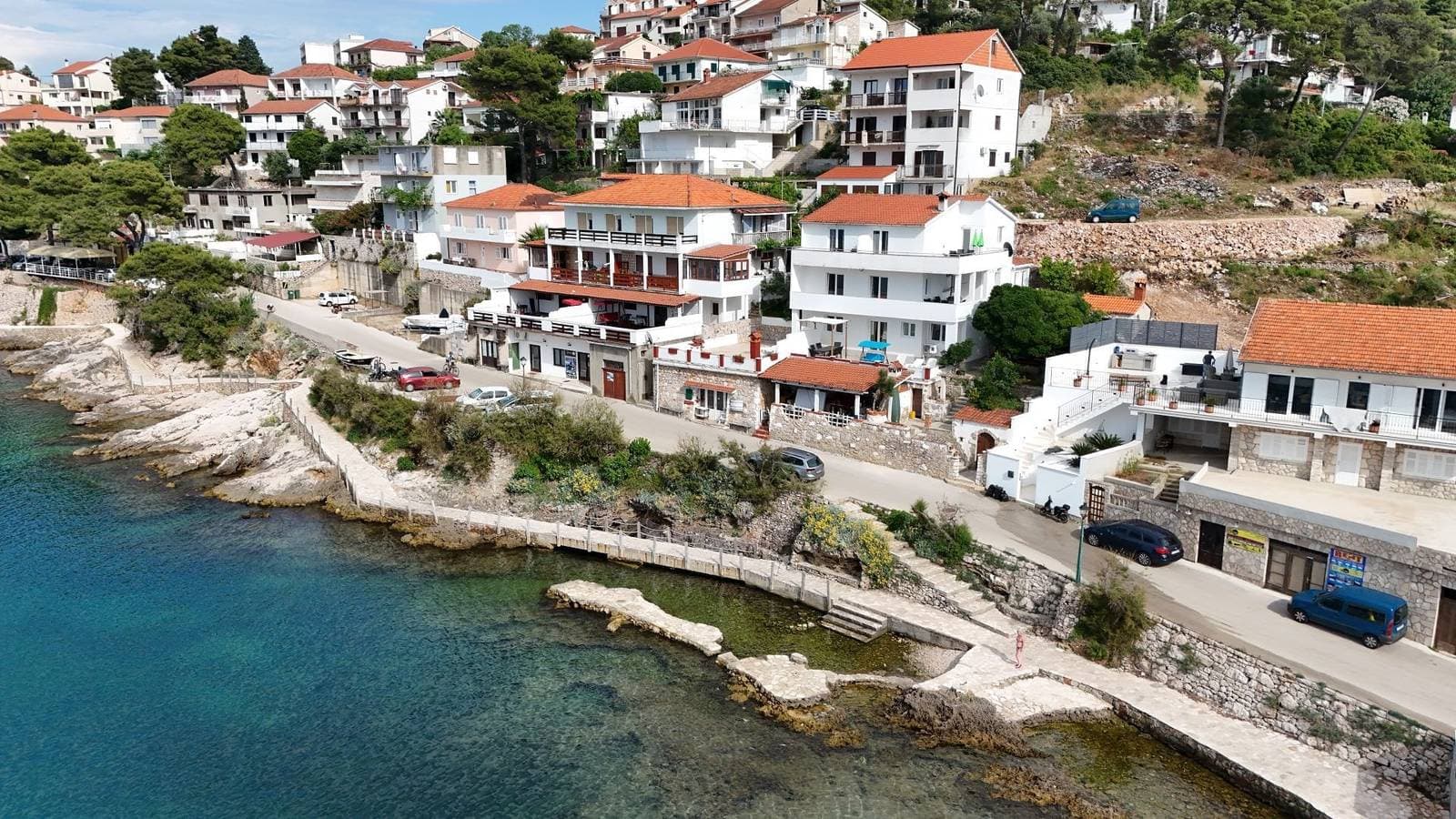 Foto 2 von 14: 1-Zimmer-Ferienwohnung am Strand Jelsa, Hvar -c