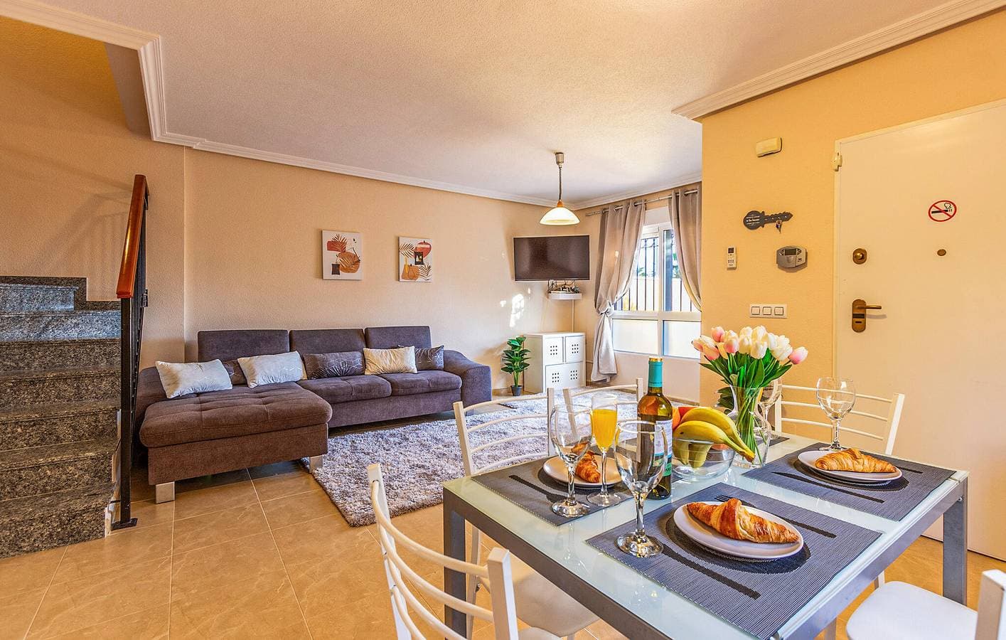 Foto 4 von 25: Gemütliches Apartment mit Pool und Terrasse, 1,5 km von Playa de Campoamor entfernt