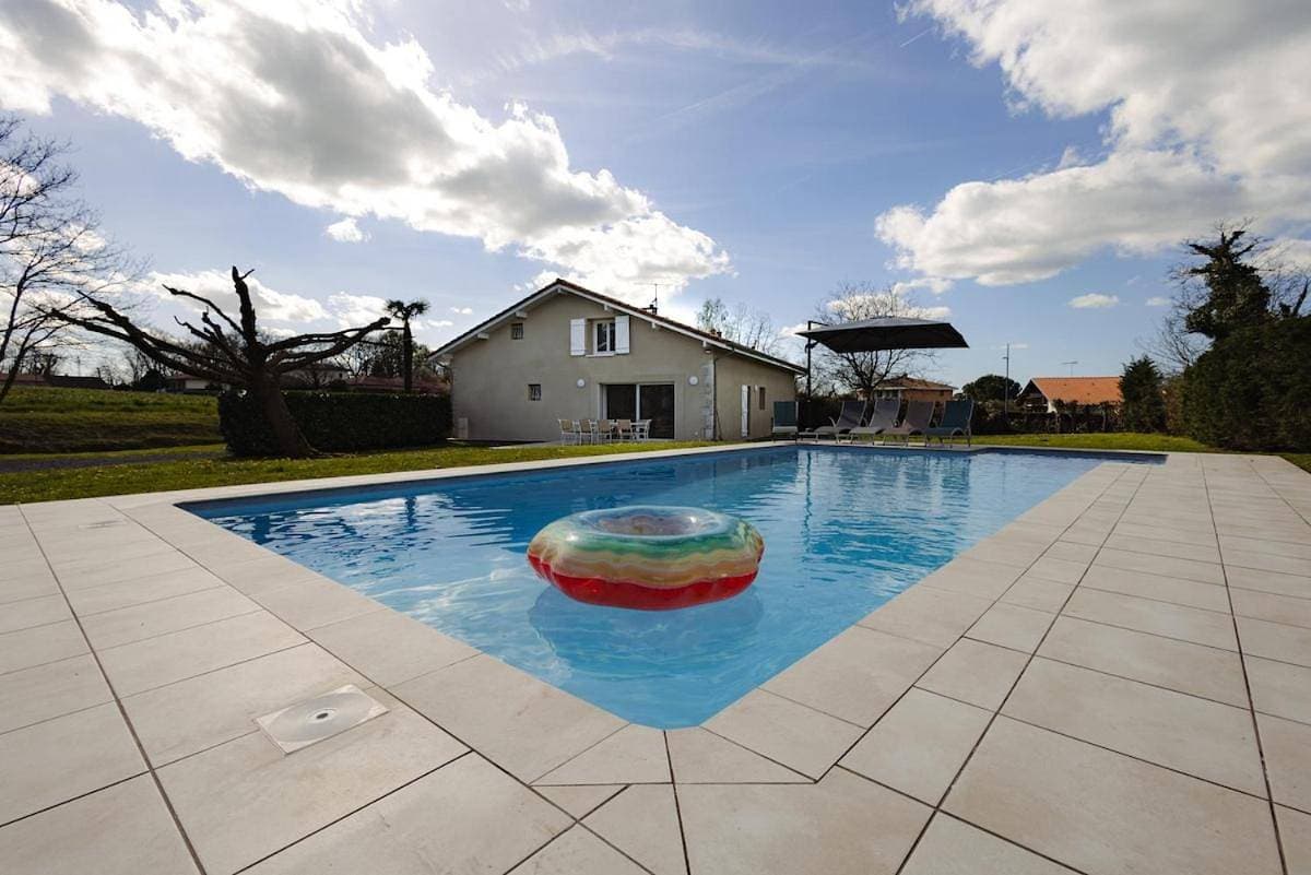 Villa Solanne Narrosse 10 pers - Piscine privée - Clim - Jardin 1