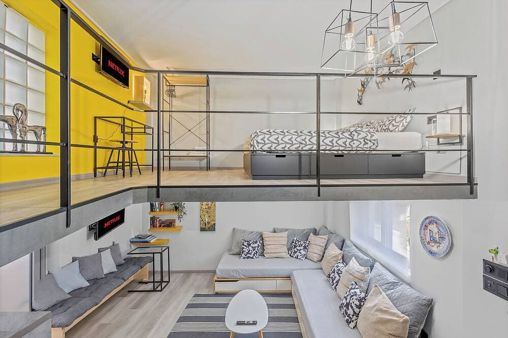 Charming loft-style apartment just 60 m from Artemida’s long sandy beach! 1