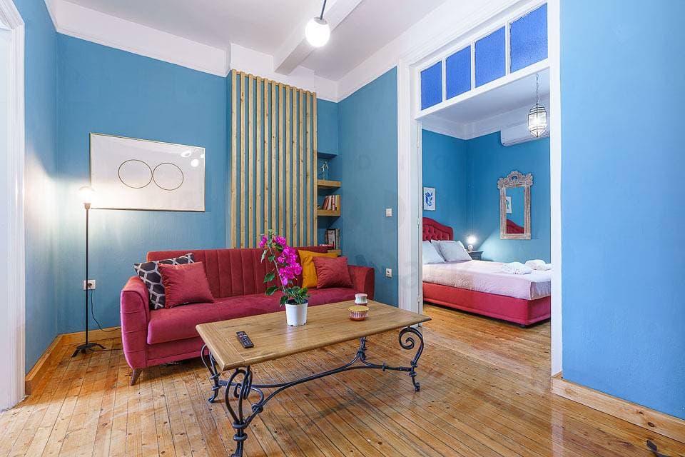 Foto 4 von 23: Luxury Art deco 1-Bed Apartment in Thessaloniki