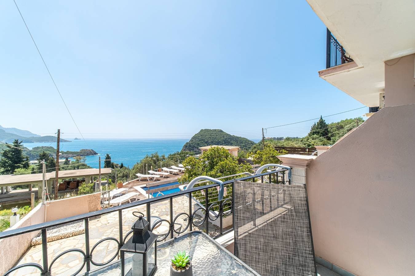 Foto 7 von 22: Hotel-Apartment "Spyridoula Studio 1" mit Meerblick, Gemeinschaftspool und WLAN