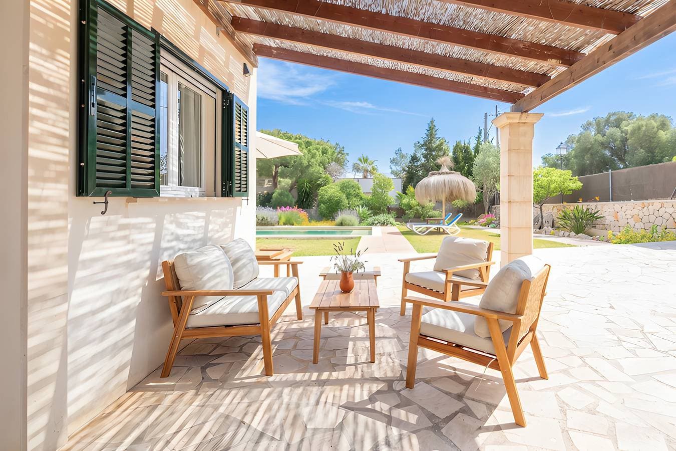 Foto 4 von 33: Villa 'Las Estrellas Cala Llombards' mit Meerblick, Wi-Fi und Klimaanlage