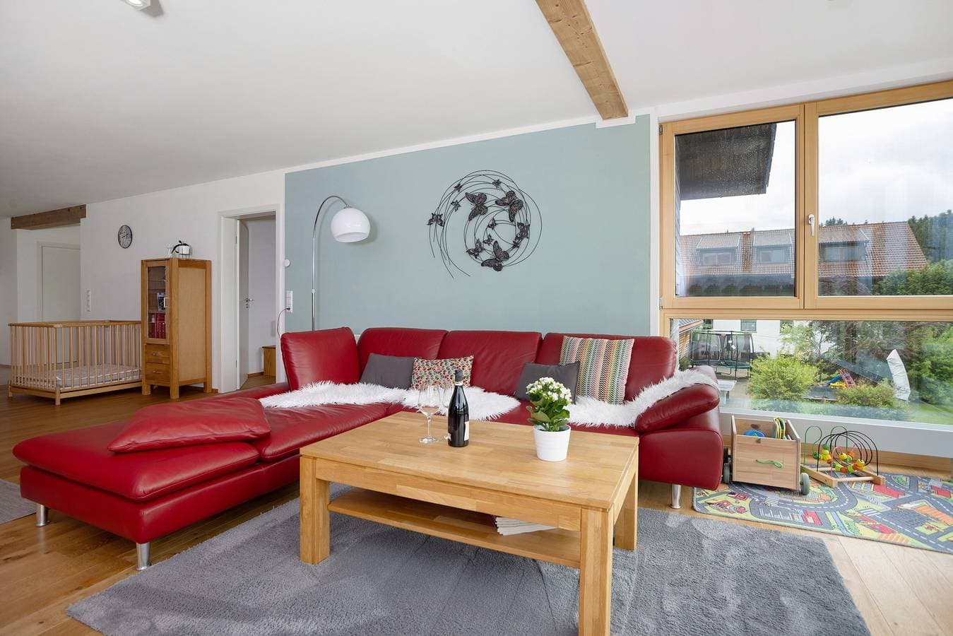 Foto 4 von 45: Ferienwohnung 'Auf Dem Haldershof Og' mit Bergblick, privater Terrasse und Wi-Fi