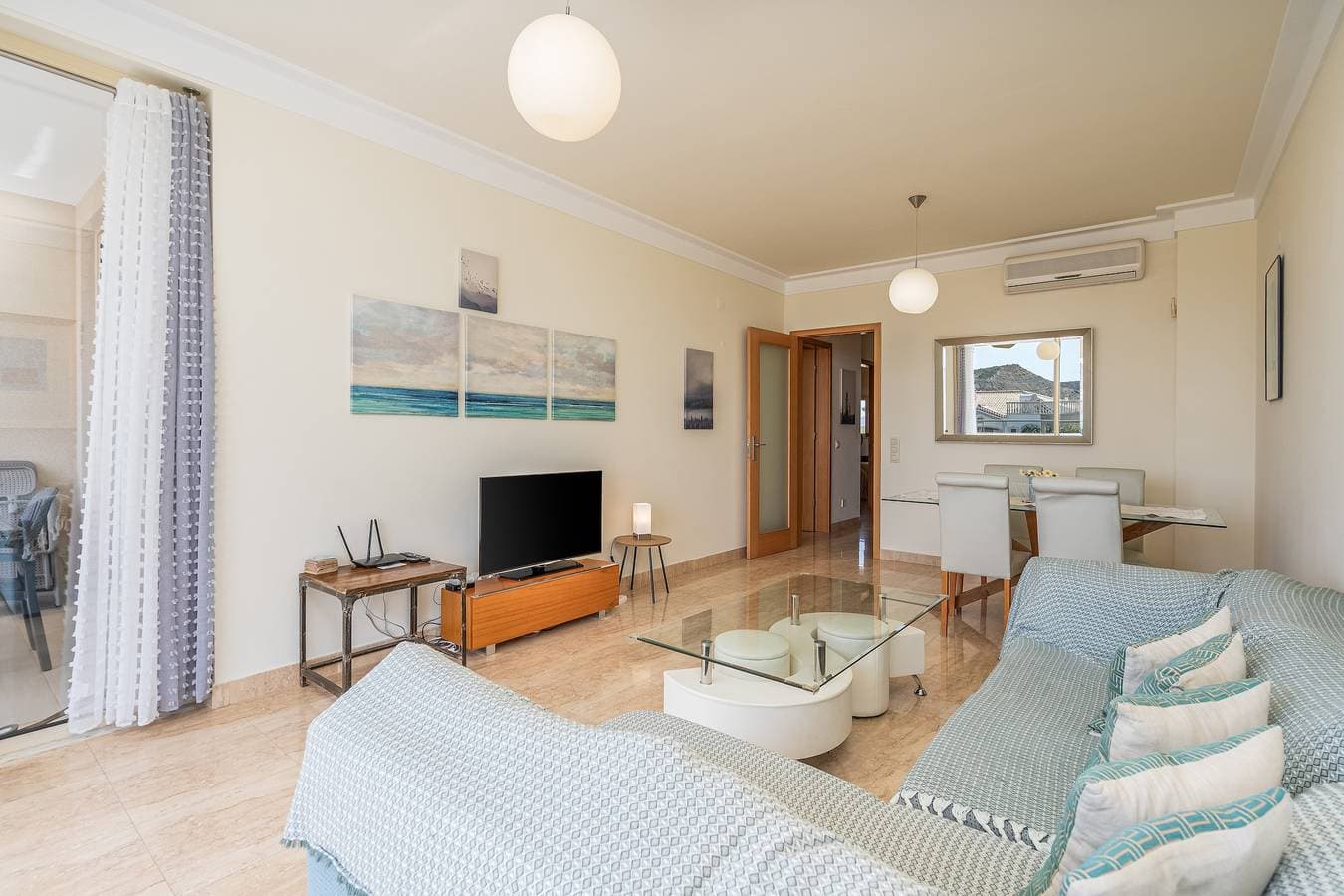 Foto 4 von 27: Ferienwohnung 'Helligkeit Komfort In Burgau' mit Meerblick, Wi-Fi und Klimaanlage