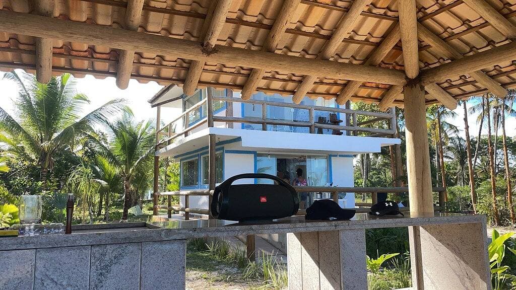 Foto 12 von 19: Glass lacquer! Jacuzzi on the sand with gourmet area!