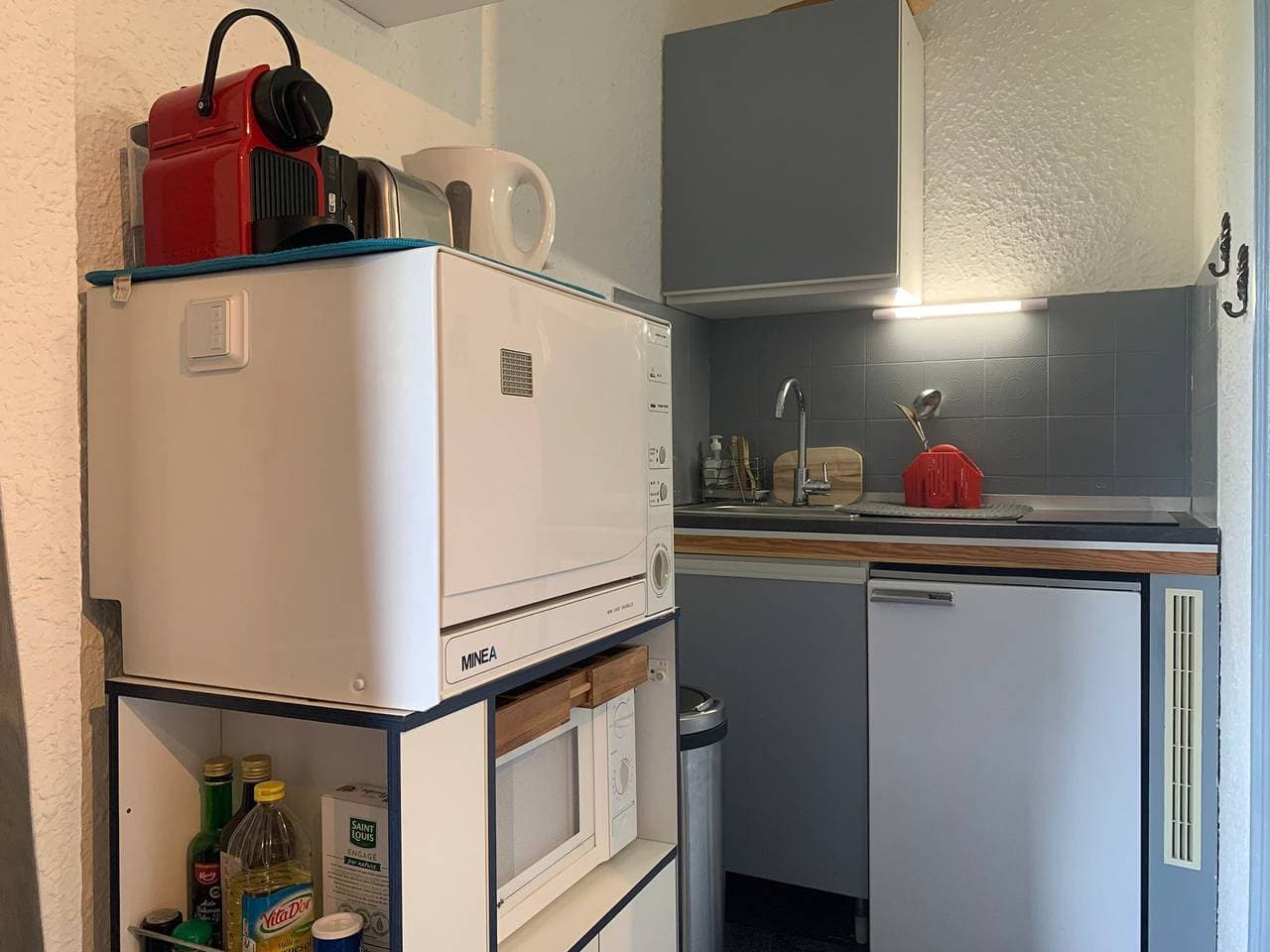 Foto 3 von 12: Gemütliches Studio für 4 Pers mit Balkon in Pra-Loup 1500