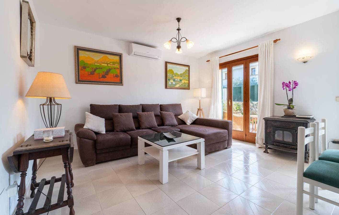 Foto 6 von 36: Gemütliches A/C Apartment mit Terrasse in der Nähe von Cala de n'Aladern Strand