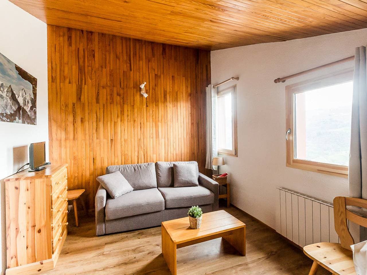 Foto 6 von 11: Montchavin: Renoviertes Studio für 3/4 Pers., Parkplatz, nahe Pisten und Geschäften