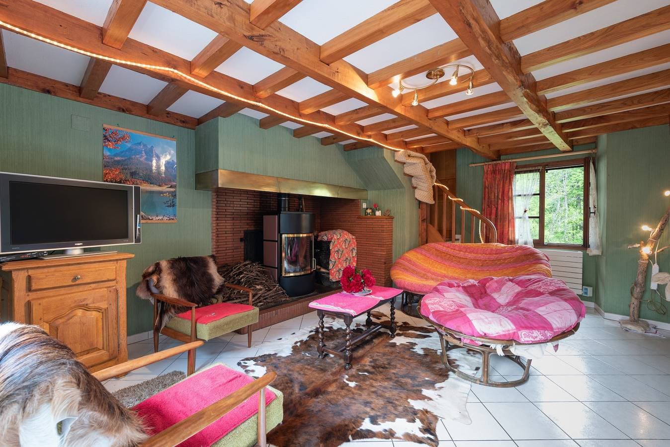 Foto 4 von 20: Ferienhaus 'Cottage Au Calme' mit Bergblick, privater Terrasse und privatem Garten