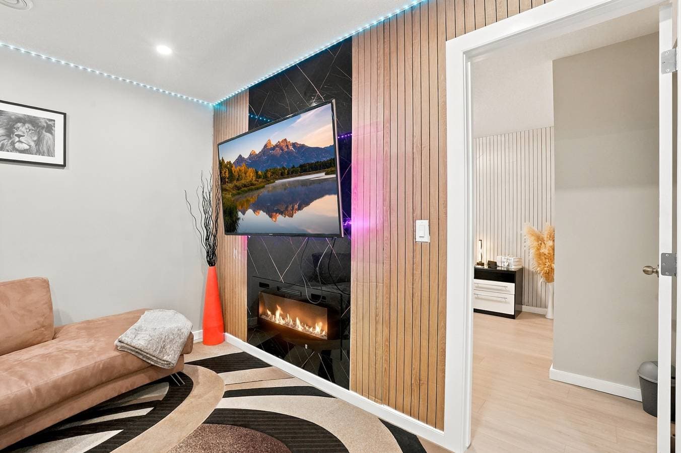 Foto 7 von 23: Gemütliches Apartment mit 1 Schlafzimmer in Calgary mit Kochnische