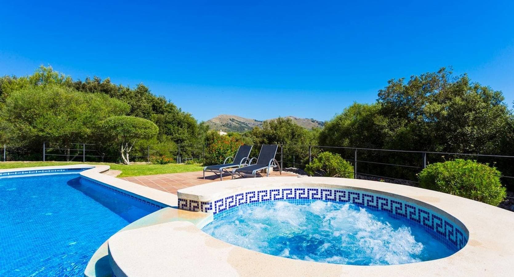 Foto 2 von 17: Finca 'Es Puchet' mit Bergblick, privatem Pool und WLAN