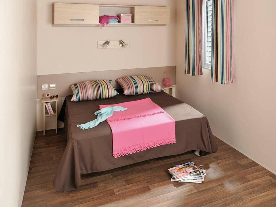 Foto 10 von 41: Camping Le Marqueval - Mobilheim 6 personen - Super Cordelia 32m² - 3 Schlafzimmer