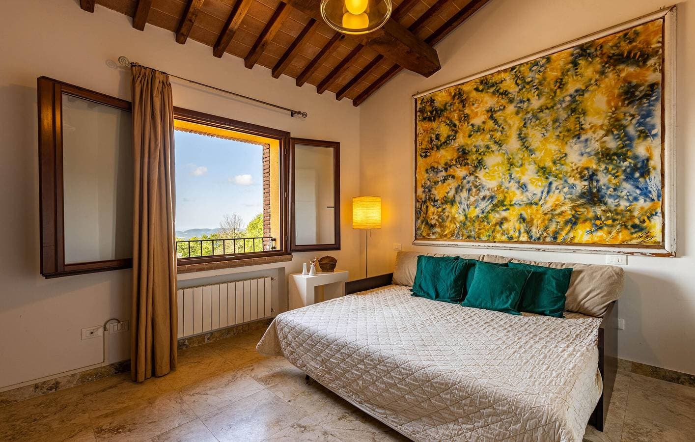 Foto 7 von 35: Geräumige Wohnung mit Pool und Parkplatz, 2 km von Monteverdi Marittimo entfernt