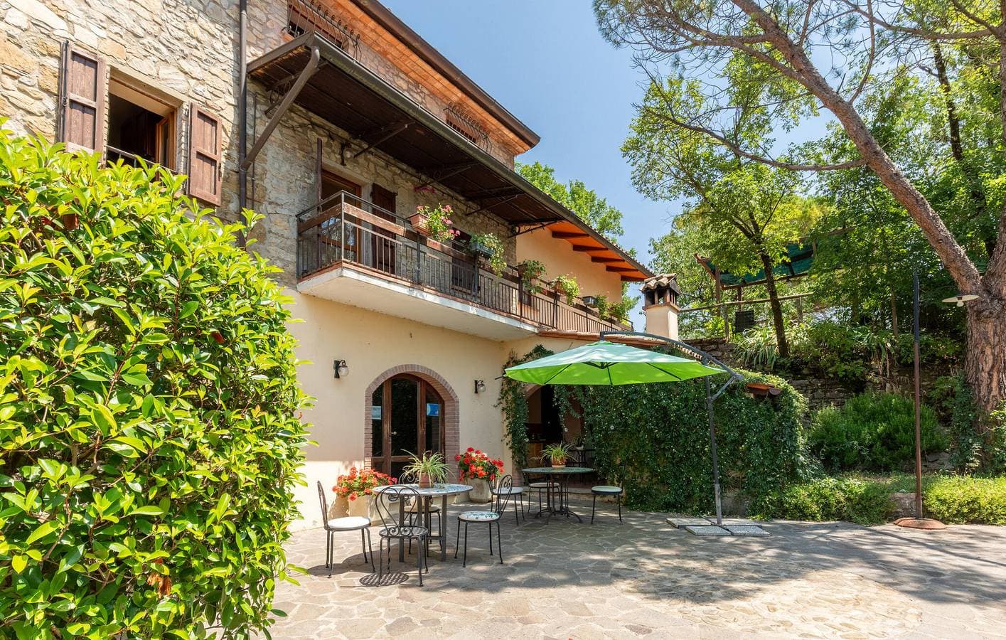 Gemütliche Wohnung mit Pool, Garten & WiFi in der Nähe von Monte Santa Maria Tiberina 1