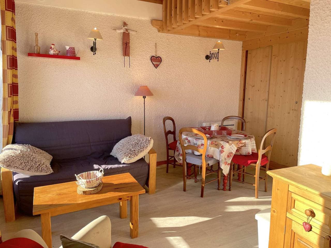 Foto 5 von 15: Studio Les Saisies 4 Personen mit Balkon