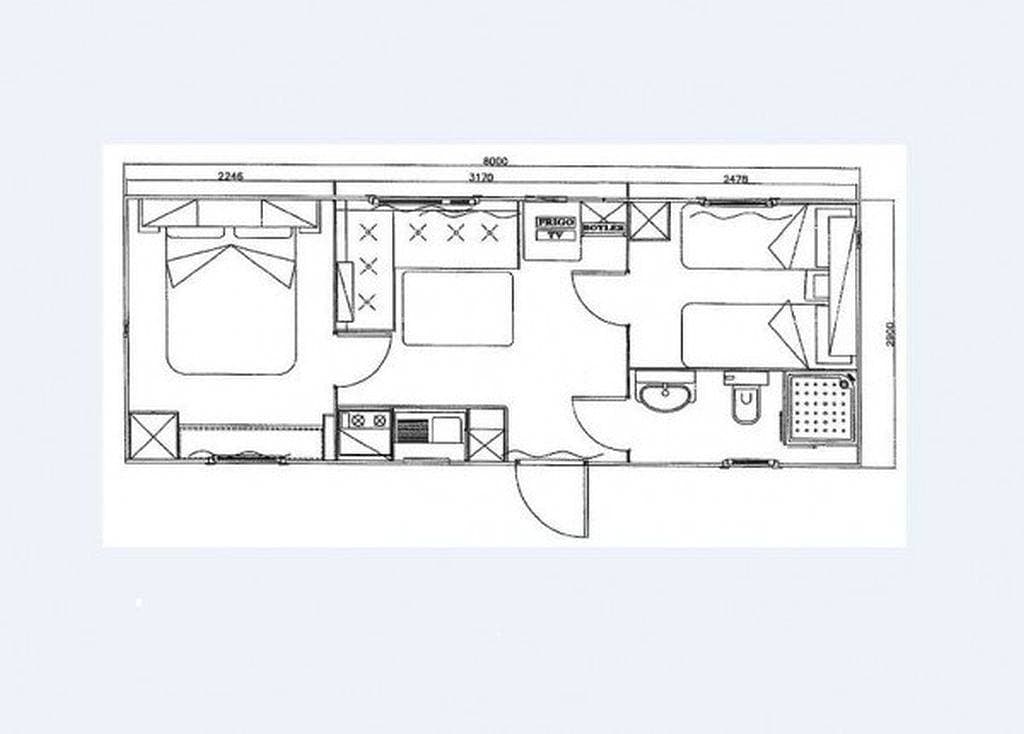 Foto 2 von 38: Ferienanlage Oliva Mobilehome Standard für 4 Personen
