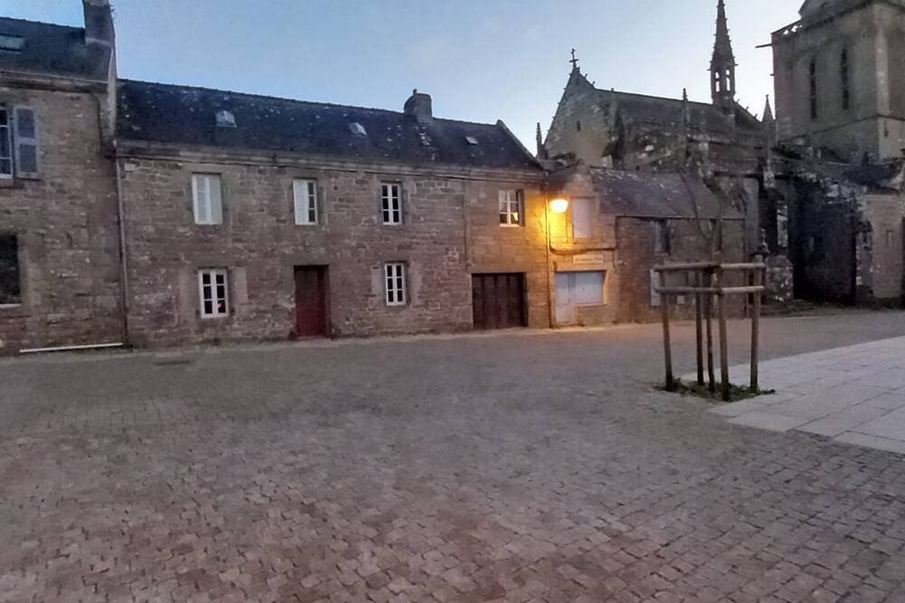 In the heart of the village of Locronan. 1