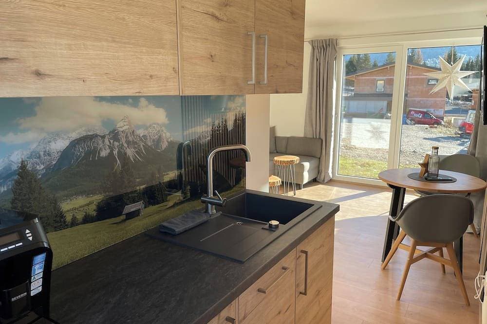 Foto 13 von 29: Chalet Apartment mit Panorama Bergblick am Fuße der Zugspitze