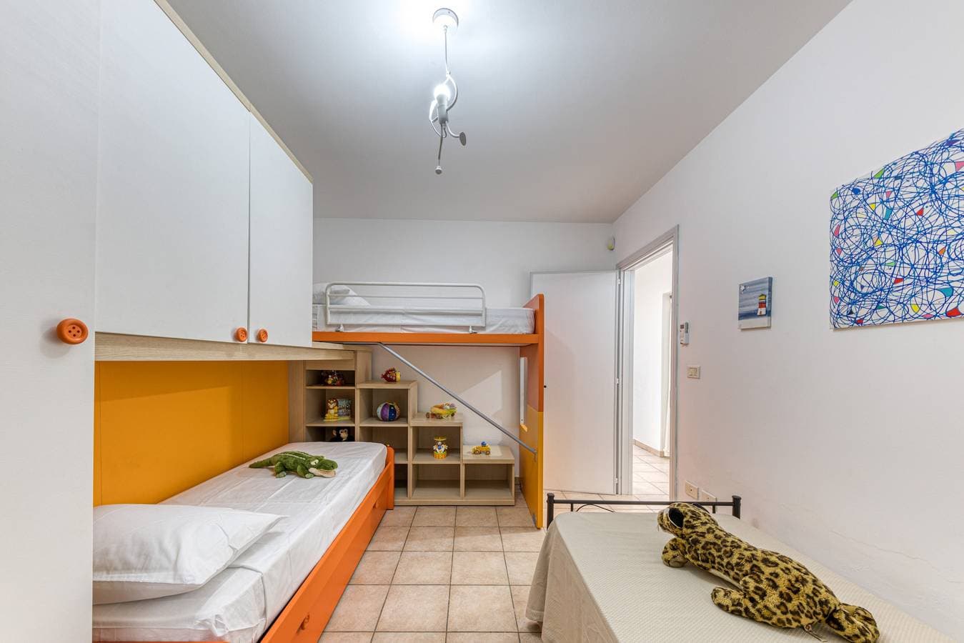 Foto 10 von 35: Ferienwohnung 'Villetta Del Cuore' mit Meerblick, WLAN und Klimaanlage