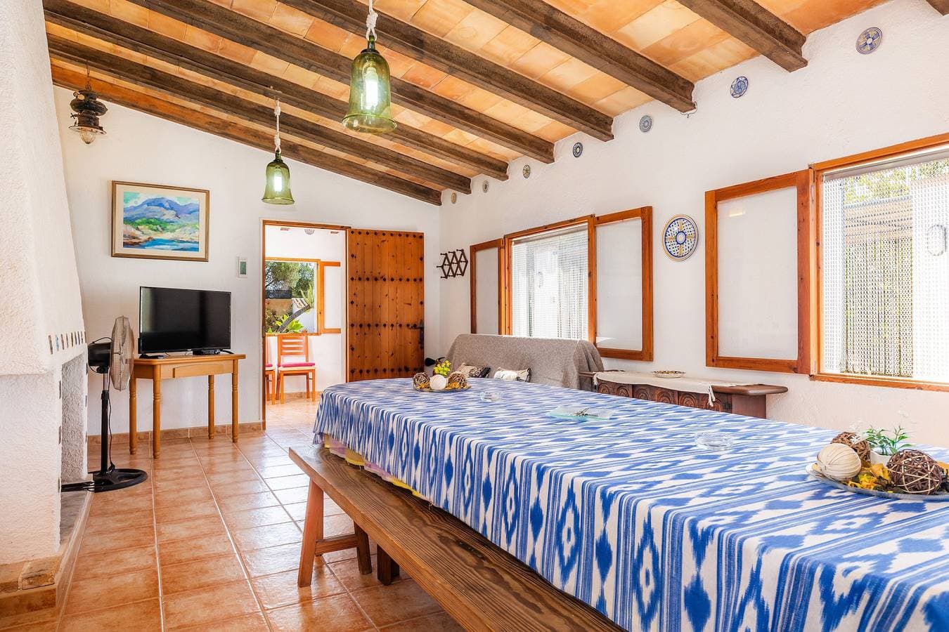 Foto 6 von 36: Finca "Sa Casa Des Pintor Miquel Vives 213" mit privatem Pool, 2 Terrassen und WLAN