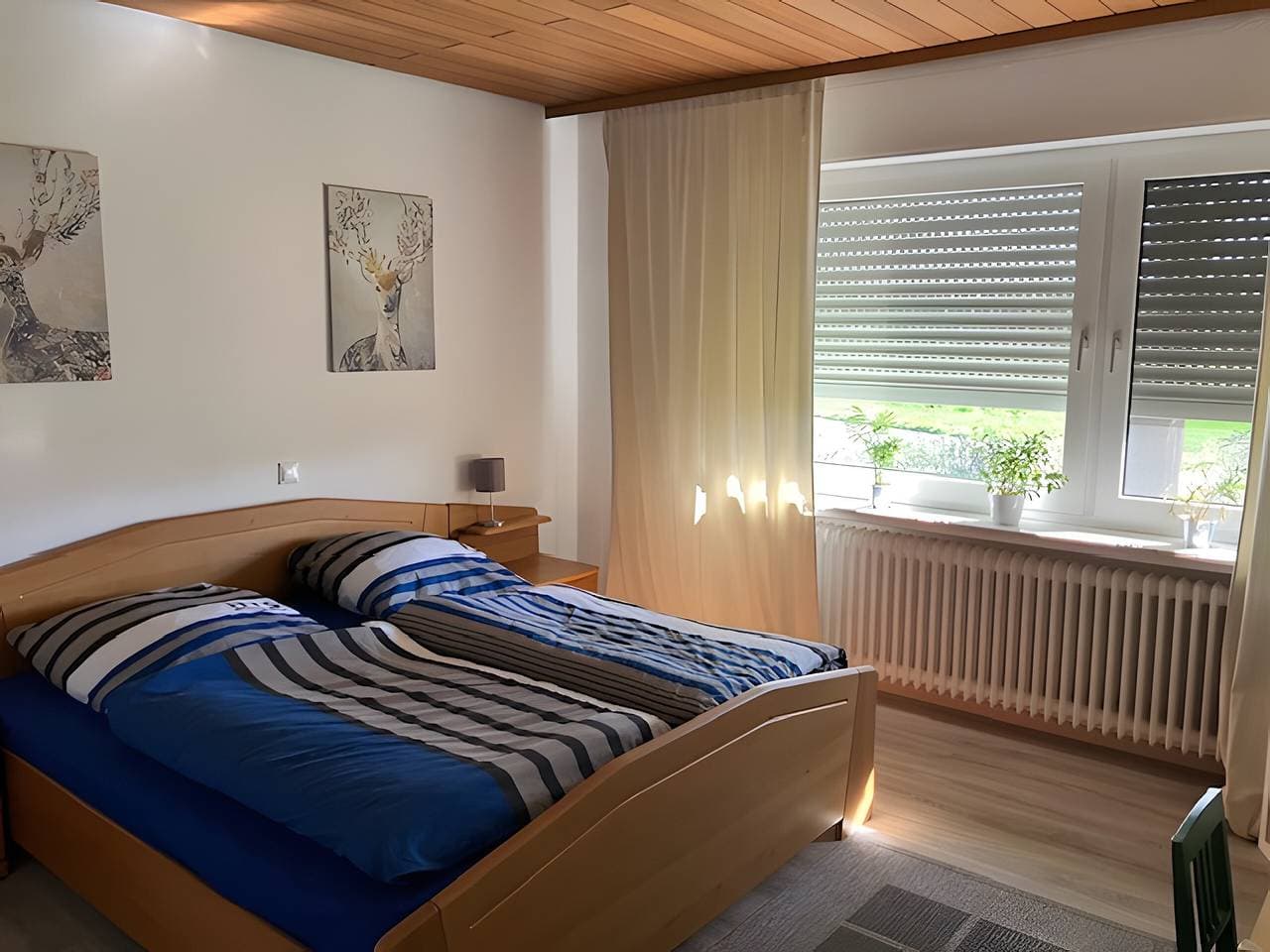 Foto 10 von 11: Apartment 'Ferienwohnung Wartehof' mit Gemeinschaftsgarten und WLAN