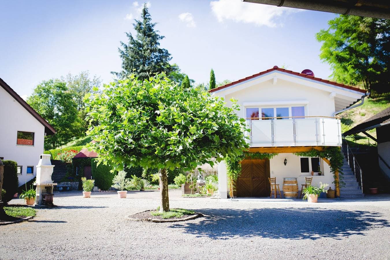 Foto 4 von 45: Ferienhaus mit Balkon, Terrasse, privater Terrasse, Gemeinschaftsgarten und WLAN