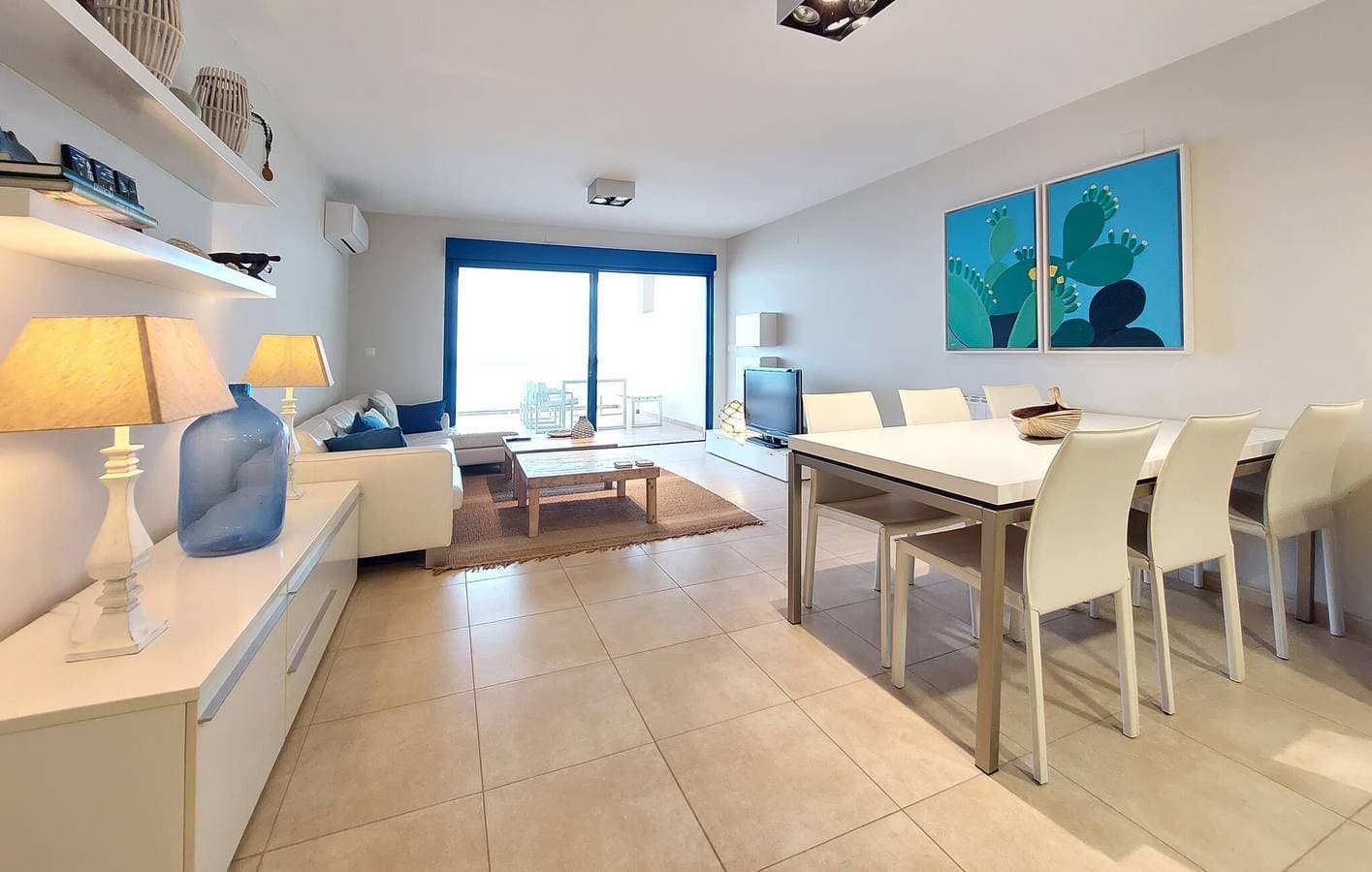 Foto 6 von 19: Wohnung mit Meerblick | 90m² | Parkplatz | Terrasse | AC