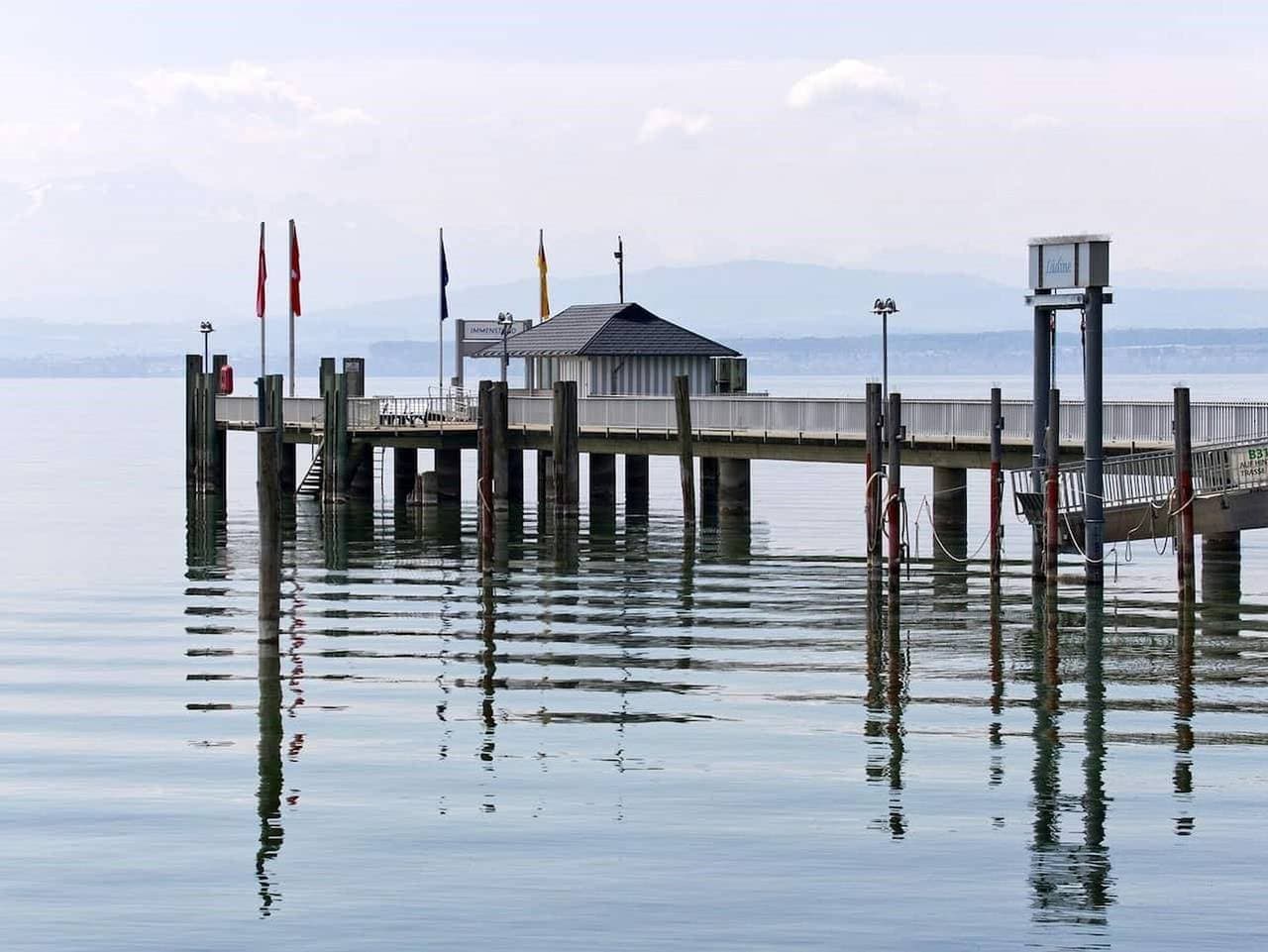 Foto 12 von 33: Bodensee Bungalow - Ferienwohnung 'Souterrain' mit Privatterrasse, Gemeinschaftsgarten und Wi-Fi