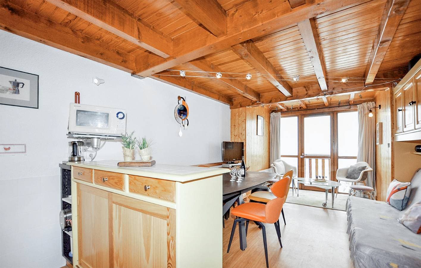 Foto 9 von 20: Gemütliches Ski-Apartment mit Garage, Parkplatz und Internet - Font-Romeu