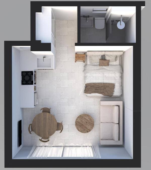 Foto 10 von 11: One-Bedroom House.