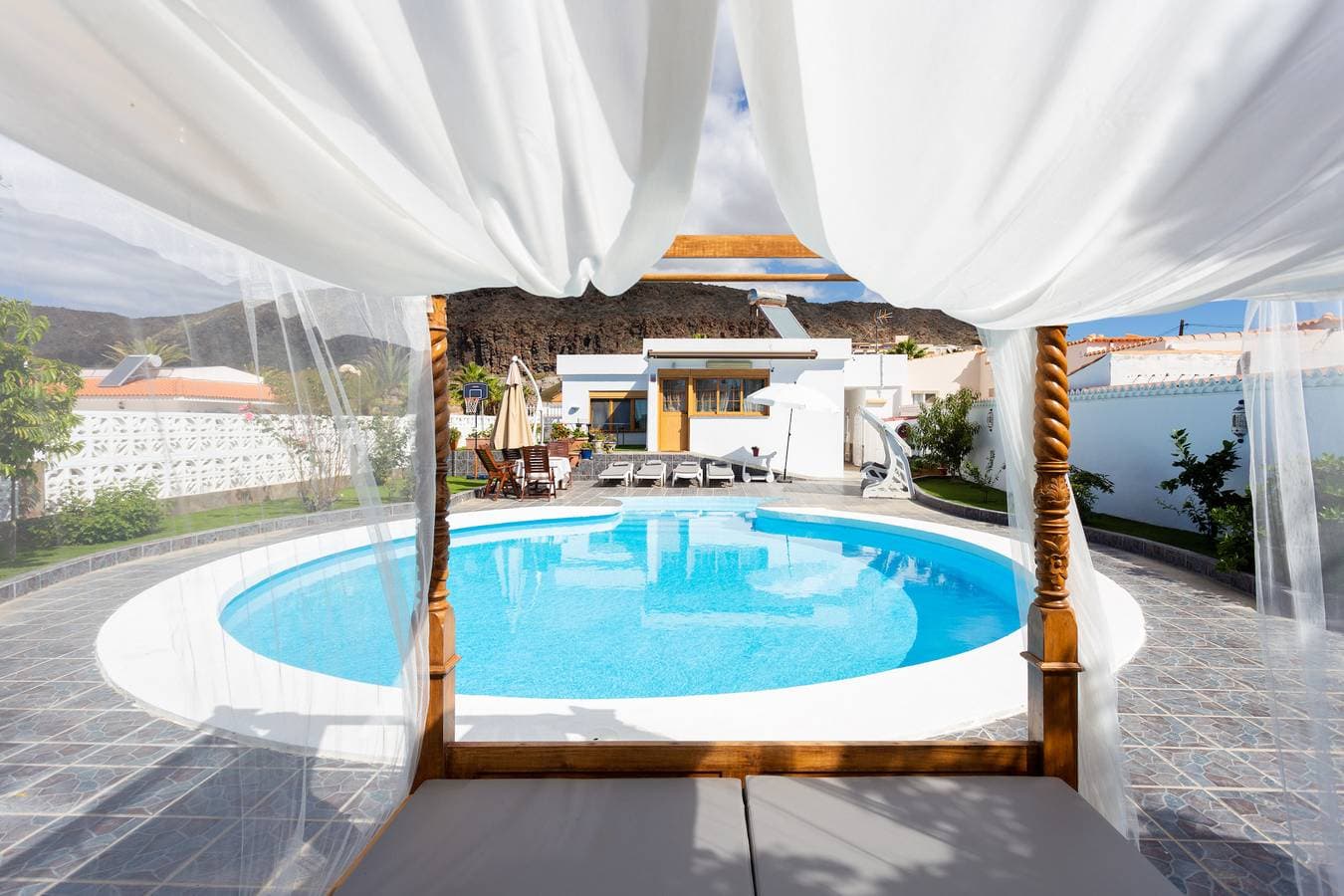 Bungalow Palm Mar mit Privat-Pool, Garten und gratis W-Lan 1