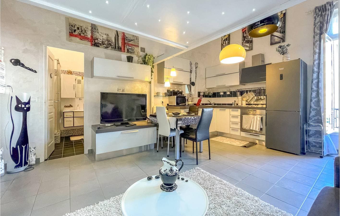 Foto 4 von 24: Appartement am Strand mit Parkplatz, Küche und Internet
