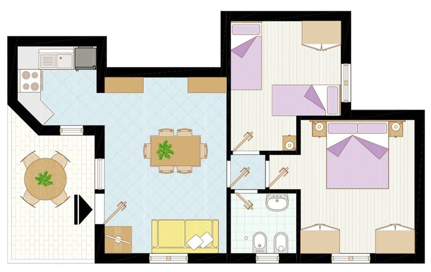 Foto 12 von 24: Ferienhaus am Meer für sechs Gäste