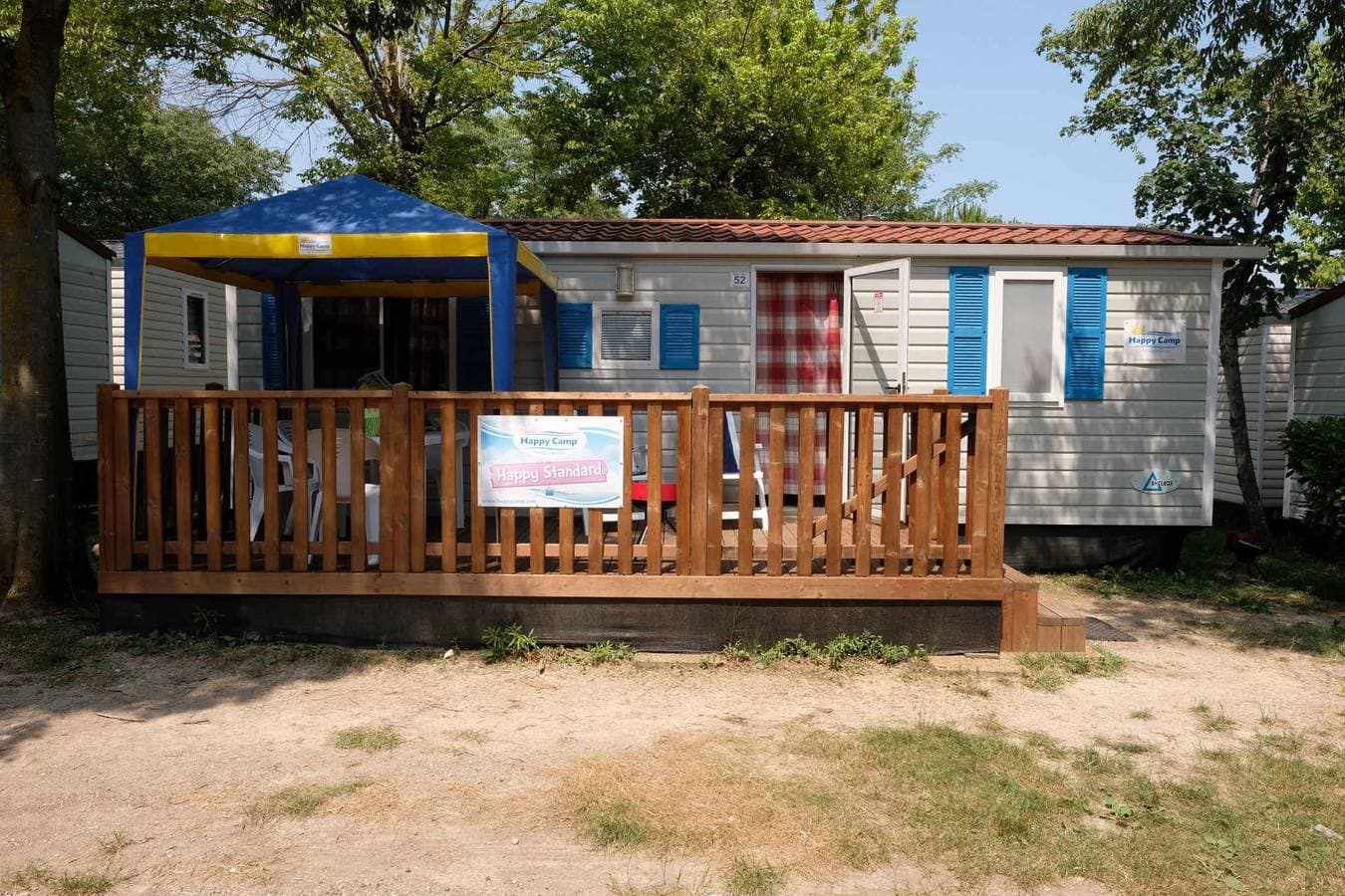Foto 7 von 42: Mobilehome mit Klimaanlage, Terrasse und Pool