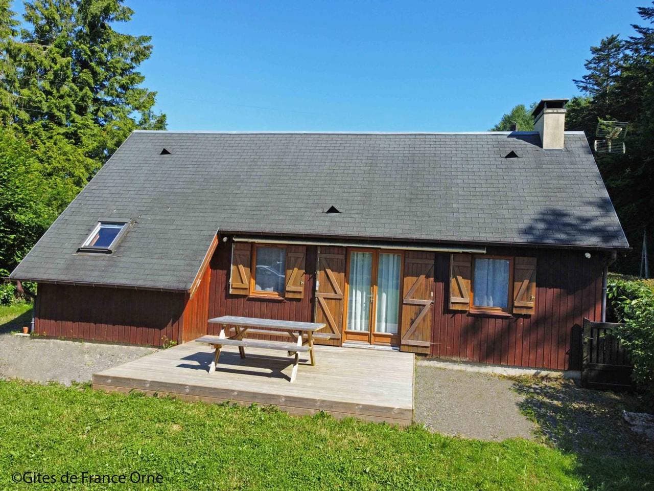 Gemütliches Holzchalet im Wald, ideal für Paare 1