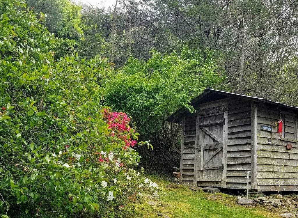Foto 6 von 42: Urig, friedlich und Creekside!  Alarka friedliche Nebenfluss-Kabine - Bryson City