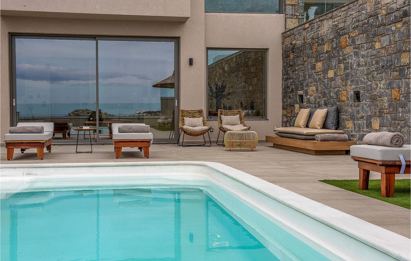 Foto 6 von 20: Gemütliches Apartment am Strand mit Pool und Terrasse