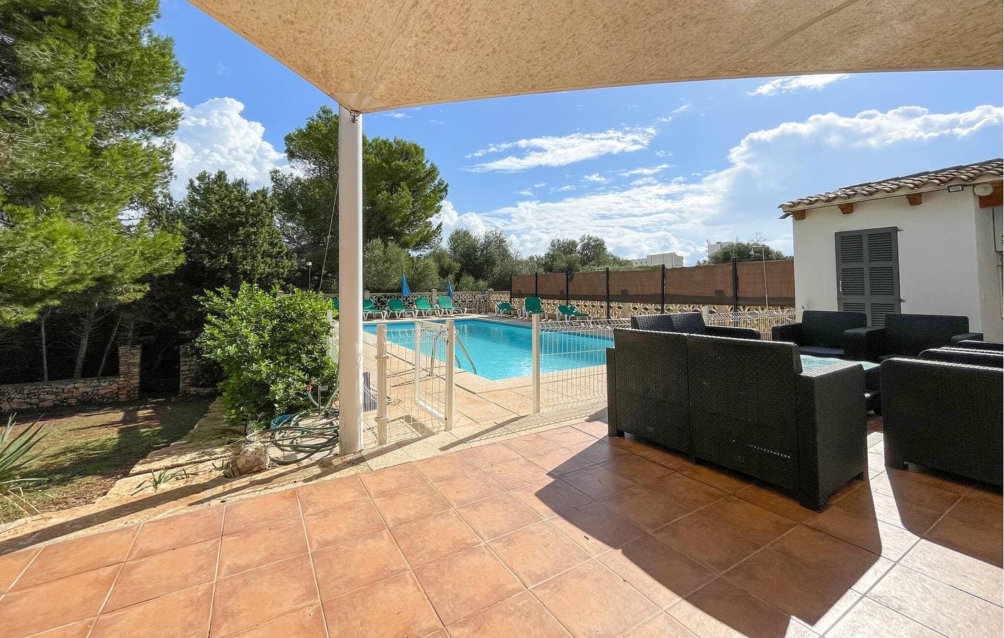 Foto 6 von 32: Luxus-Apartment mit Pool, AC & WiFi | in der Nähe von Cala Domingos Strand