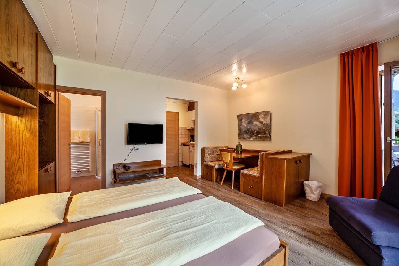 Foto 7 von 26: Ferienwohnung 'Mignon B' mit Bergblick, Gemeinschaftsgarten und WLAN