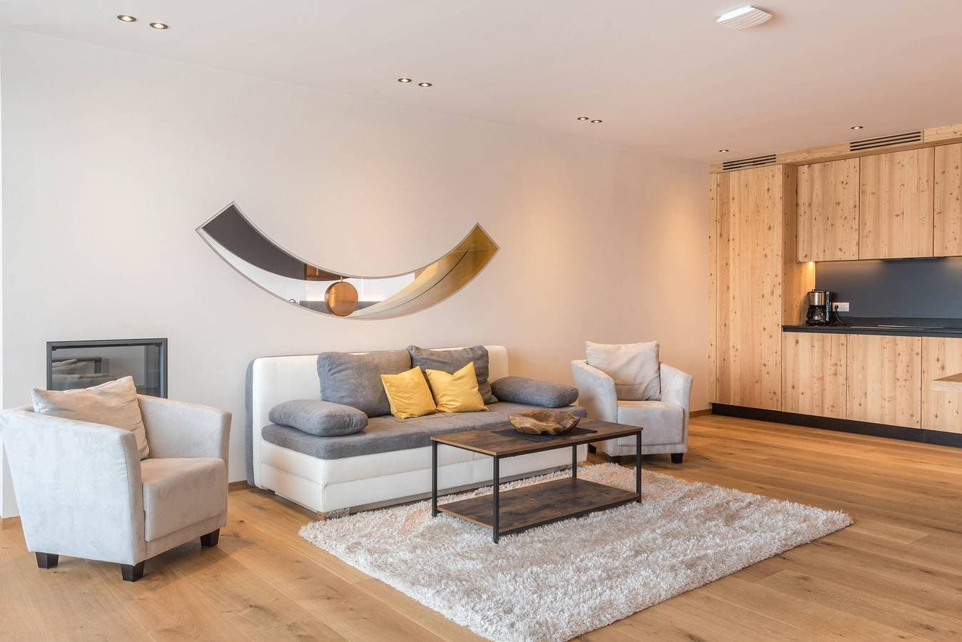 Foto 5 von 34: Schöne Ferienwohnung "Aura Chalets No 2" mit Bergblick, WLAN & Garten