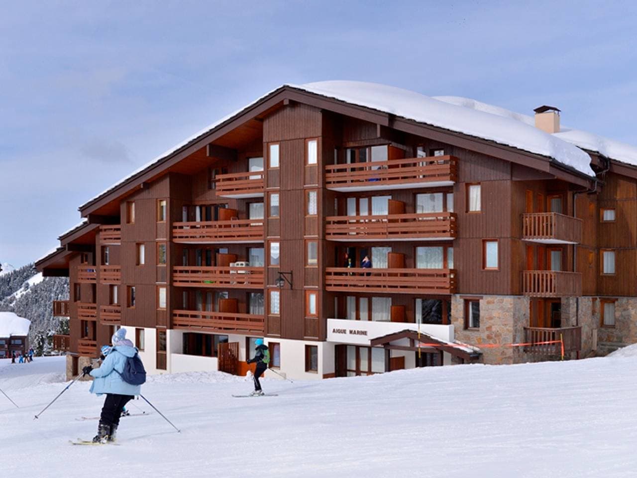 Foto 10 von 12: Gemütliches Studio 2 Pers, Ski-in/Ski-out, Balkon, Pistenblick