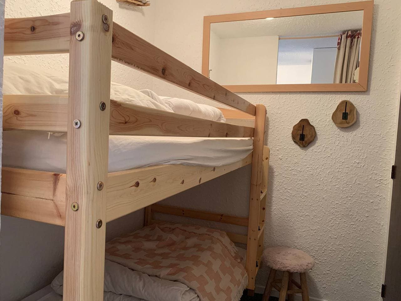 Foto 5 von 12: Gemütliches Studio für 4 Pers mit Balkon in Pra-Loup 1500