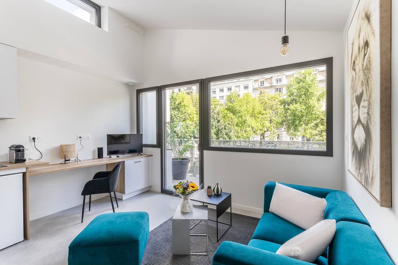 Foto 13 von 14: Ferienwohnung für 2 Personen mit Balkon