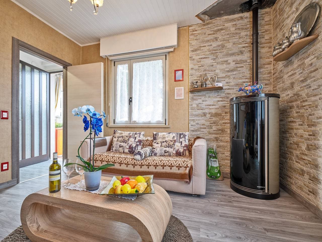 Foto 8 von 26: Komfortables Apartment mit Bergblick – Casa Aria