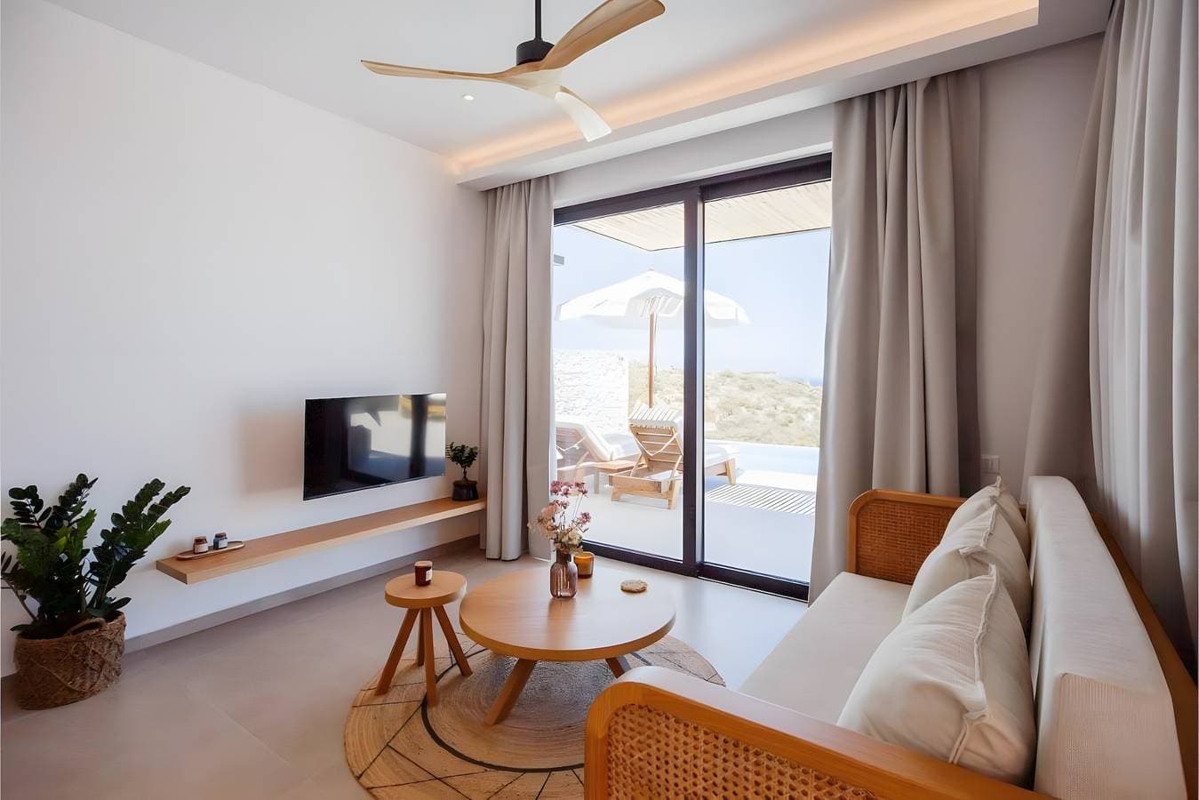 Foto 7 von 34: Villa 'Ein-Schlafzimmer für 2' mit Meerblick, Wi-Fi und Klimaanlage